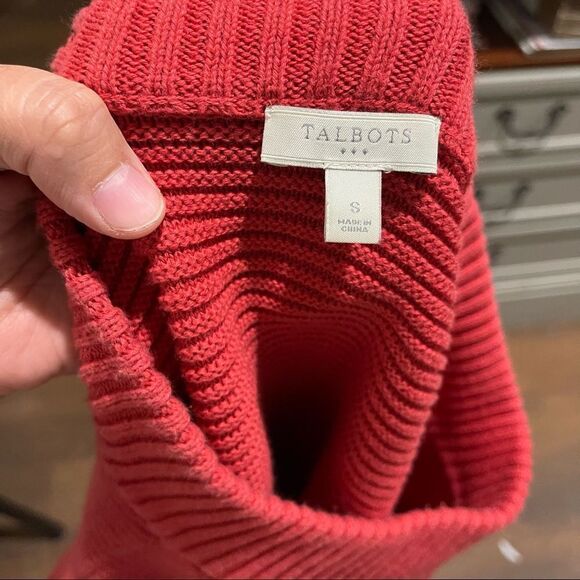 Talbots Chunky Knit Sweater‎ with 3/4 Sleeves - Picture 3 of 4